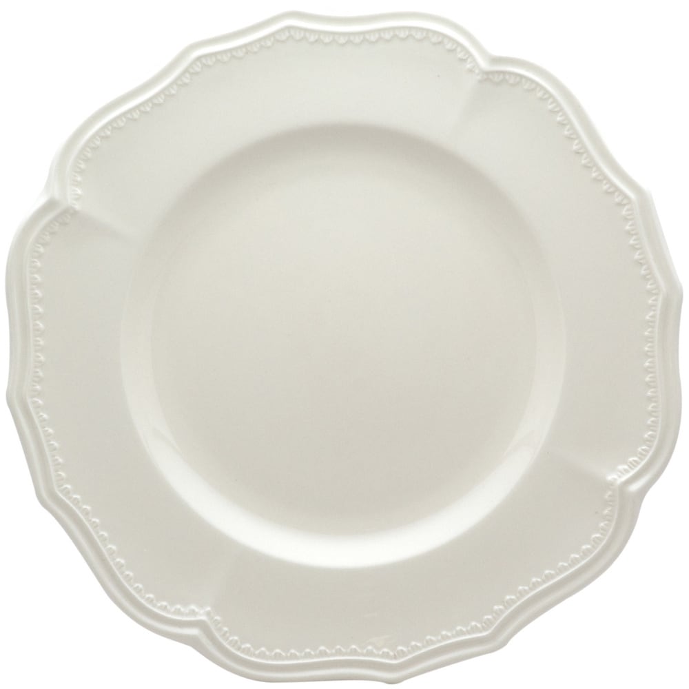Red Vanilla Classic White Dinner Plates 11.25 Set/4