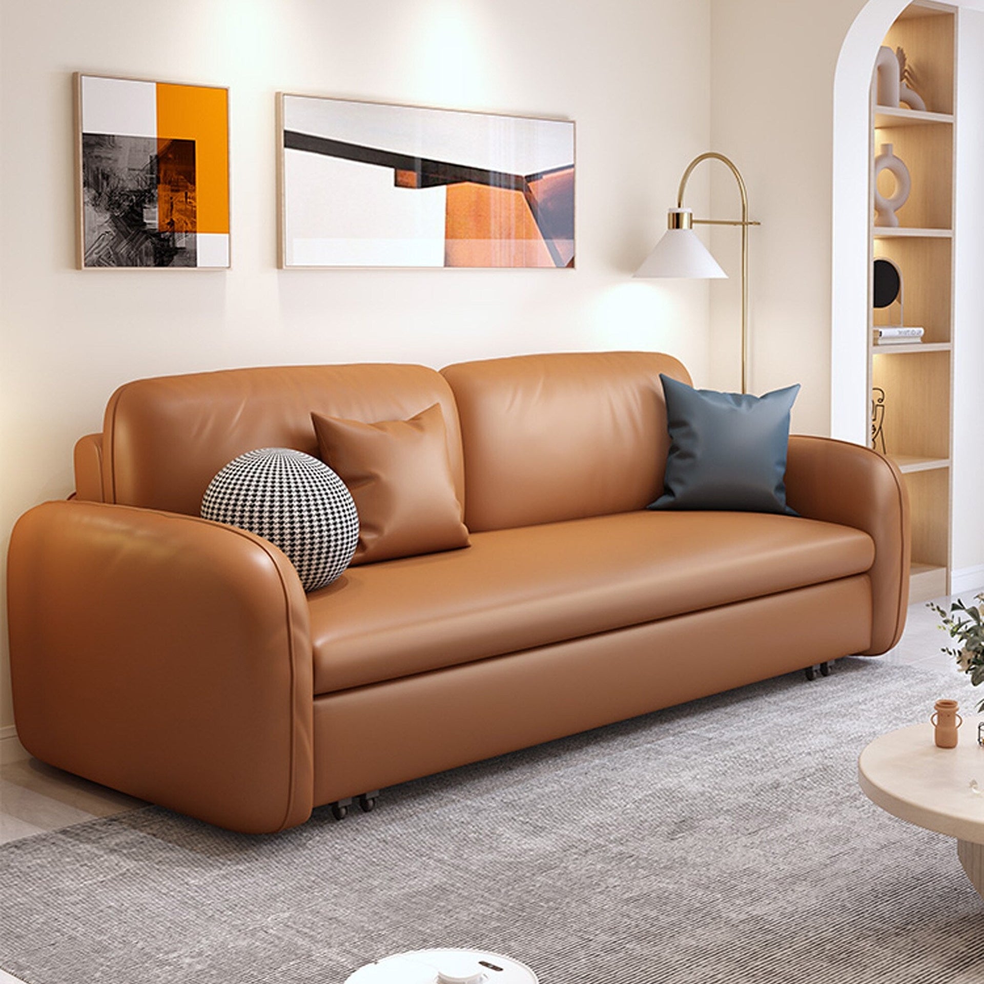 Romision Folding Technological Fabric Sofa Bed
