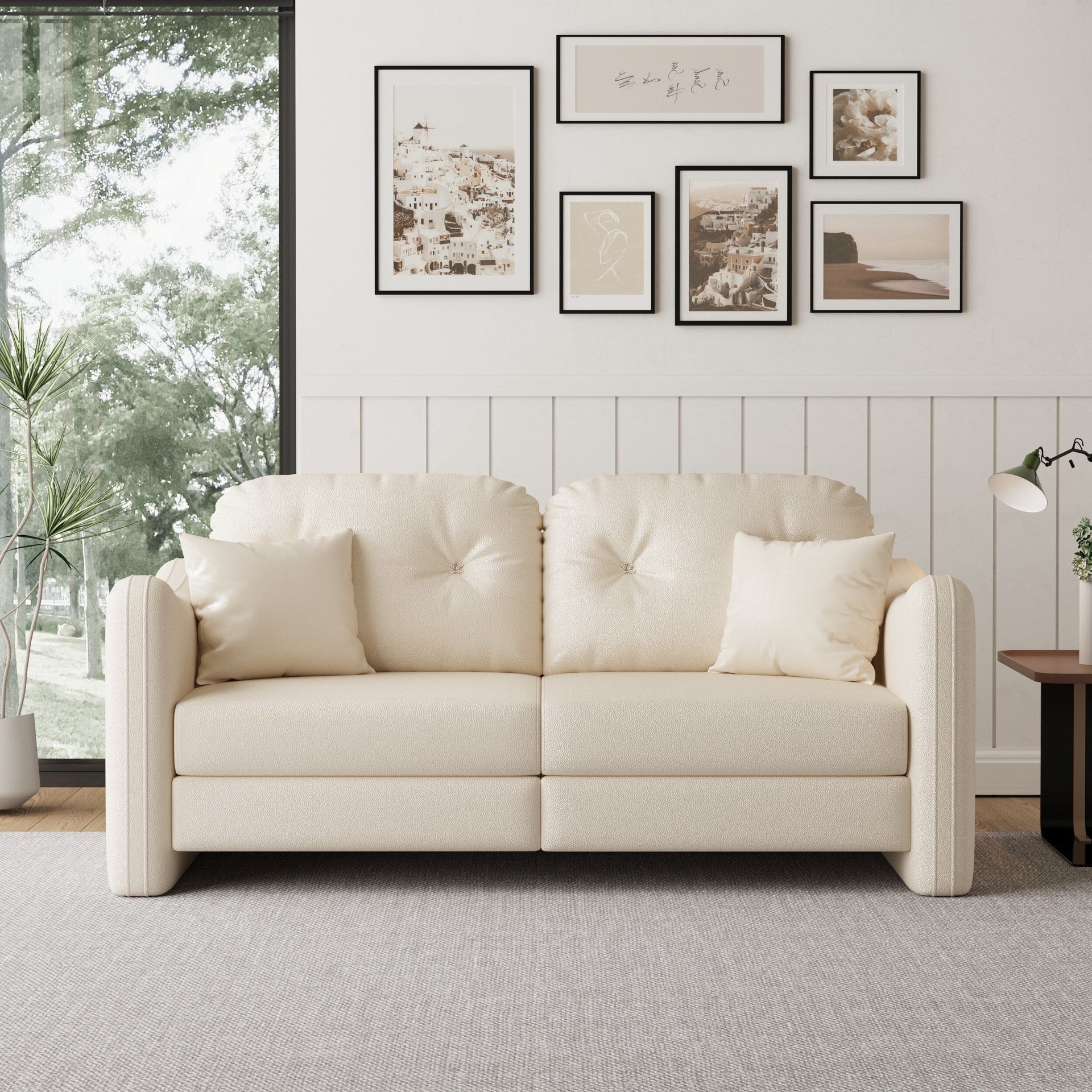 Romision Folding Technological Fabric Sofa Bed