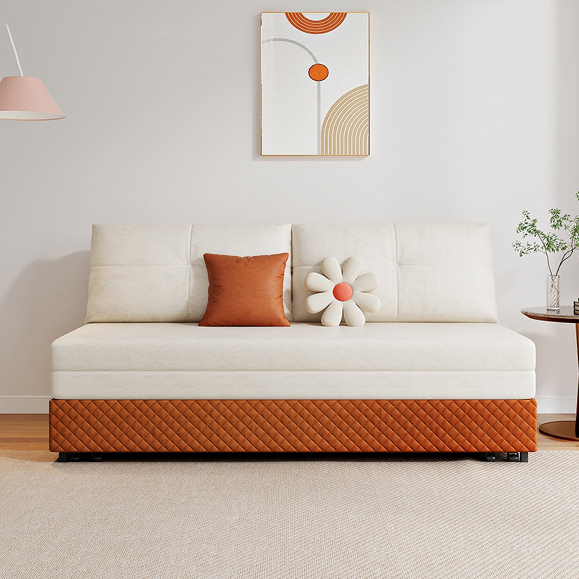 Romision Folding Technological Velvet Sofa Bed
