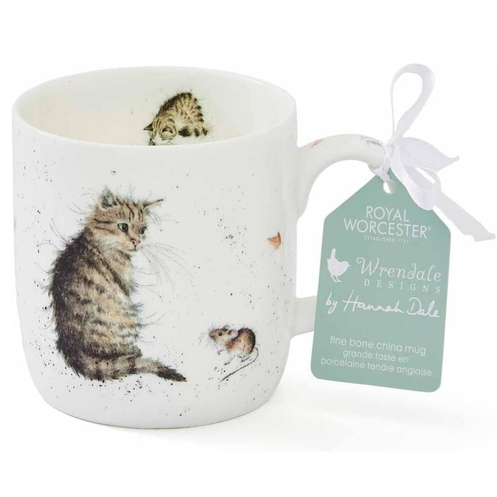 Royal Worcester Wrendale Design Mug Cats or Mouse Design