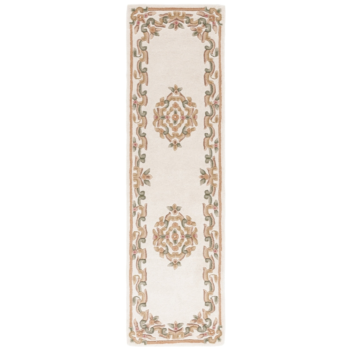 SAFAVIEH Handmade Aubusson Hale Traditional Wool Rug.