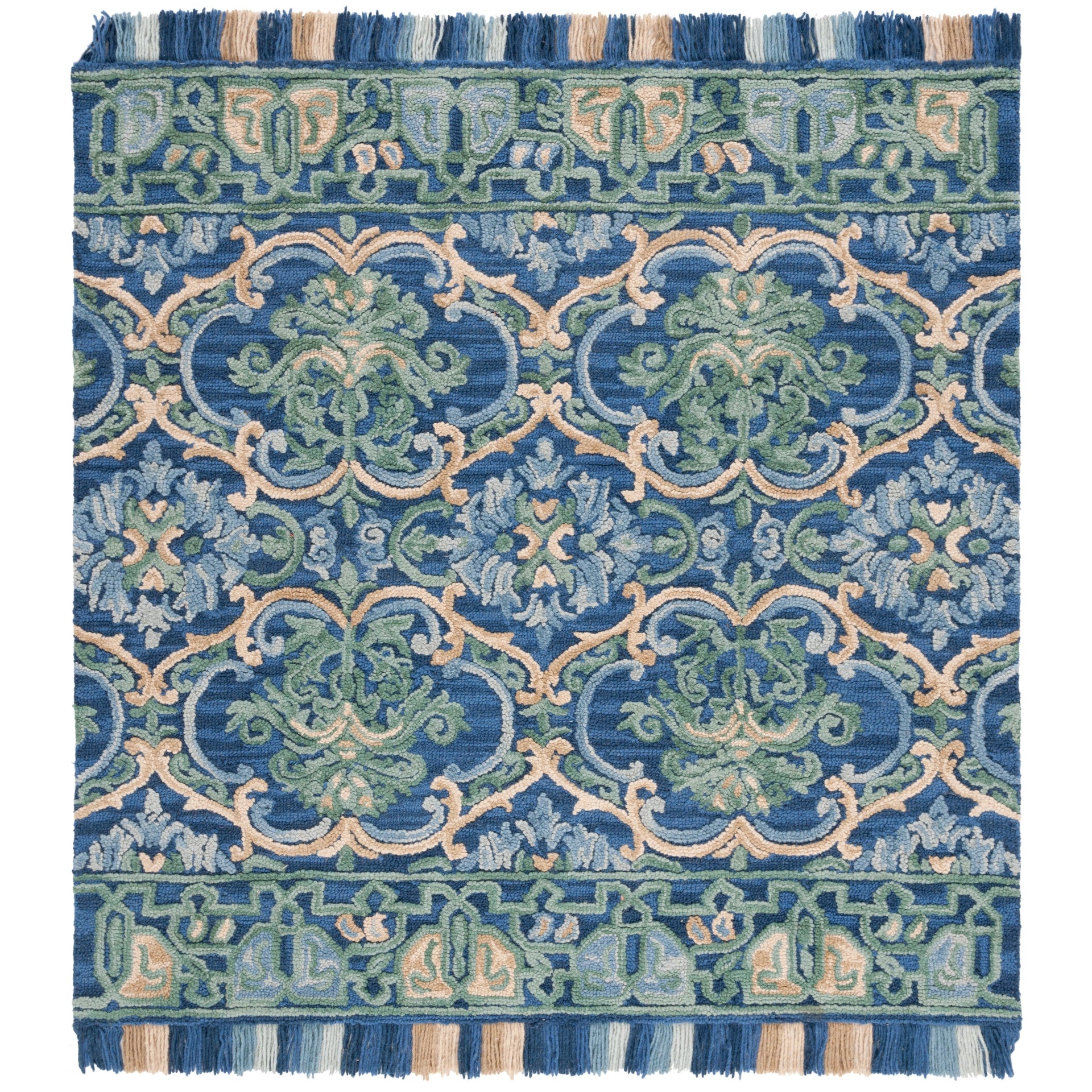 SAFAVIEH Handmade Blossom Porzia Floral Wool Rug