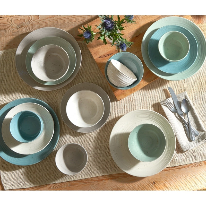 Sango Siterra Artist's Blend 16-Piece Stoneware Dinnerware Set
