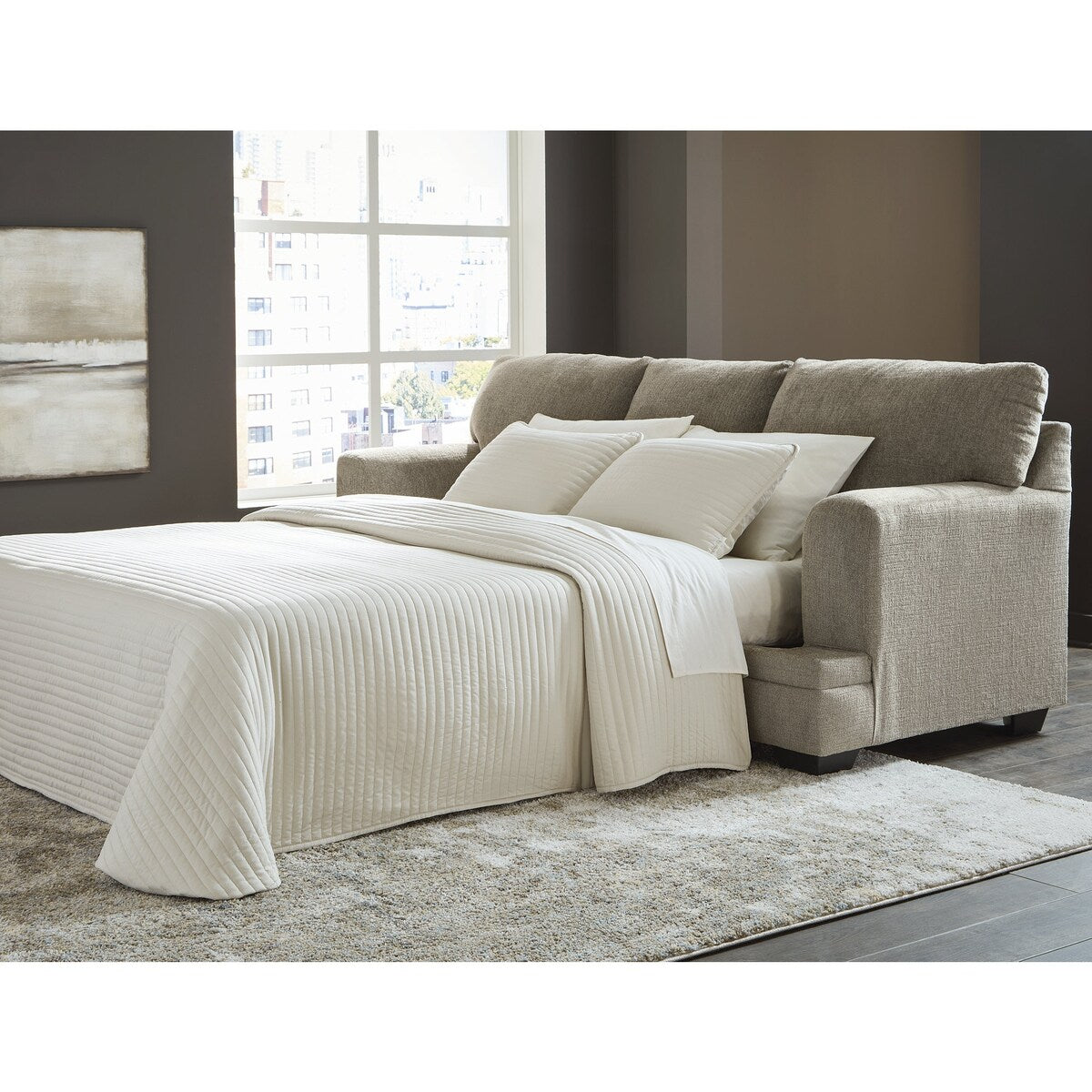 Signature Design by Ashley Stonemeade Queen Sofa Sleeper - 92 W x 41 D x 39 H