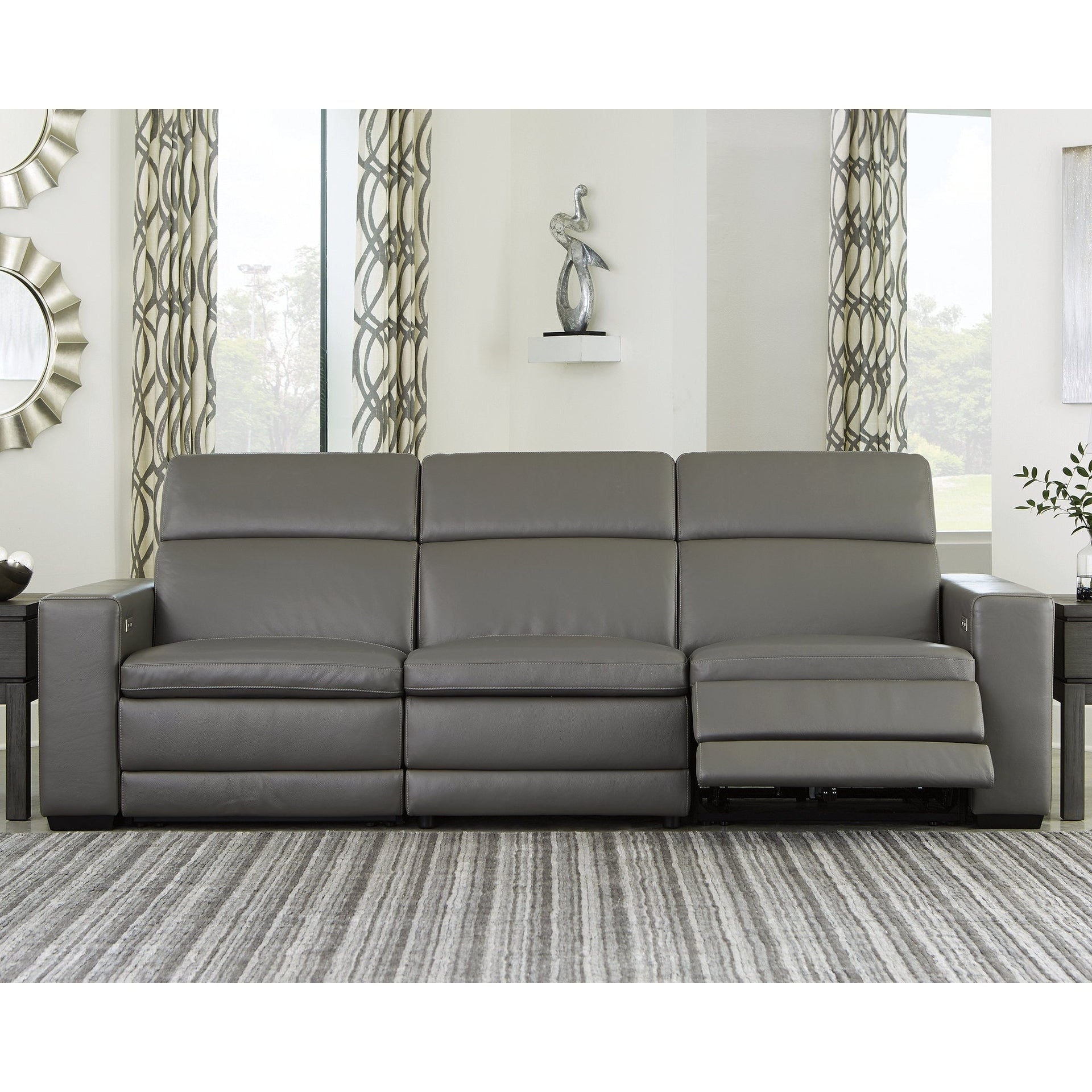 Signature Design by Ashley Texline 4-Piece Power Reclining Sofa - 93W x 43D x 32H