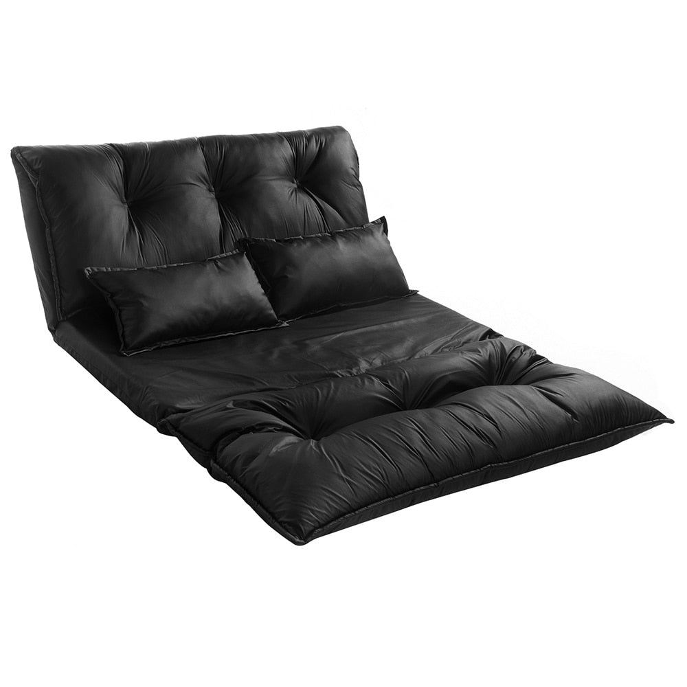 Nestfair Sofa Bed Adjustable Folding Futon with 2-Pillows
