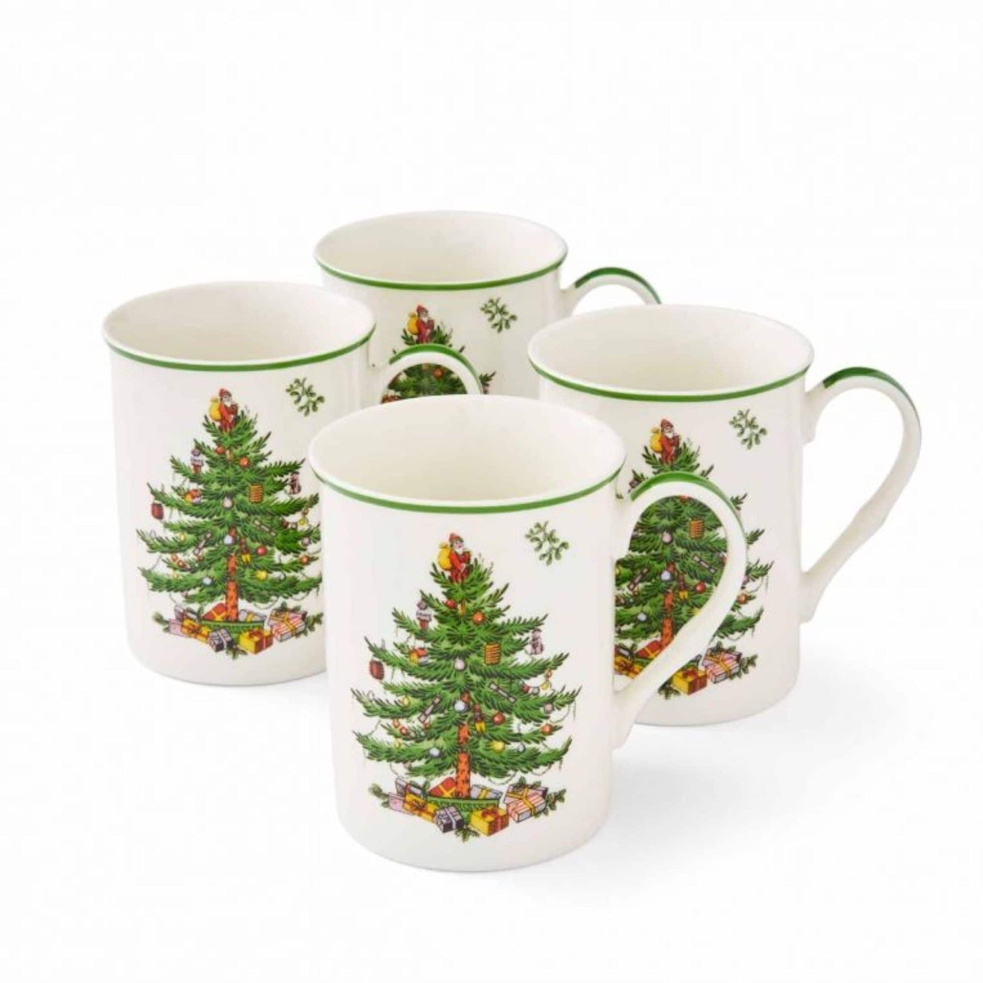 Spode Set of 2 Christmas Tree Stacking Mug