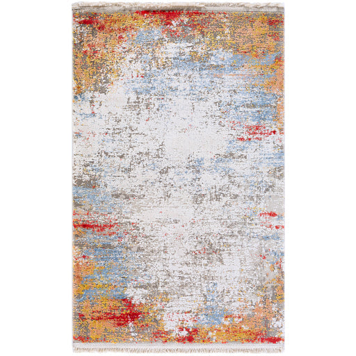 Solar Burnt Orange Area Rug