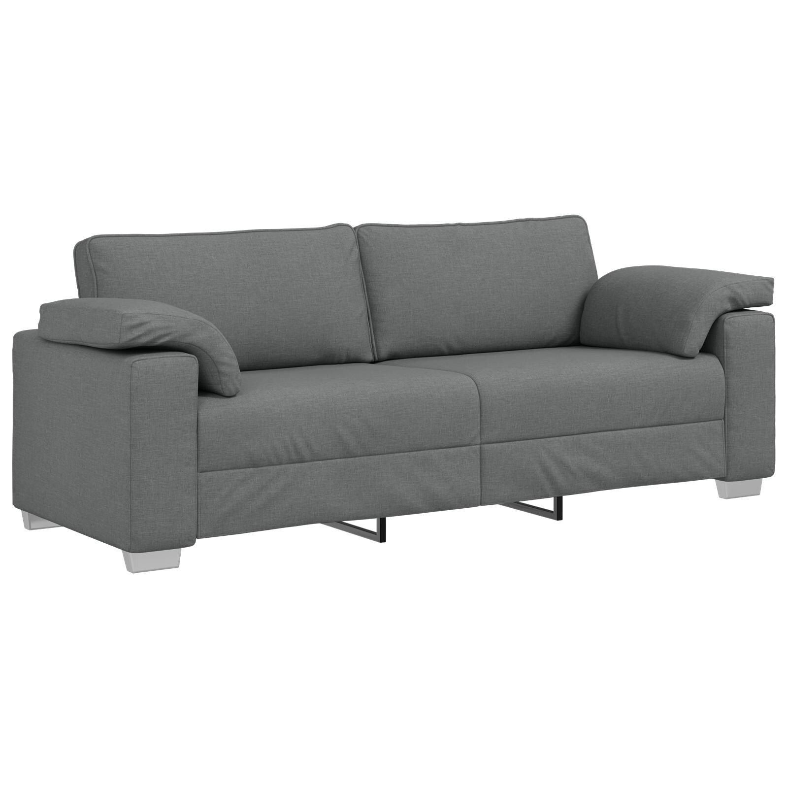 vidaXL Sofa Black/Dark grey Metal - 86.2 x 30.3 x 32.3